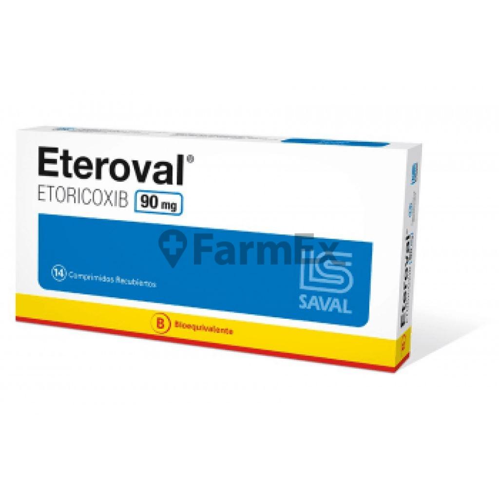 Eteroval 90 mg x 14 comprimidos SAVAL